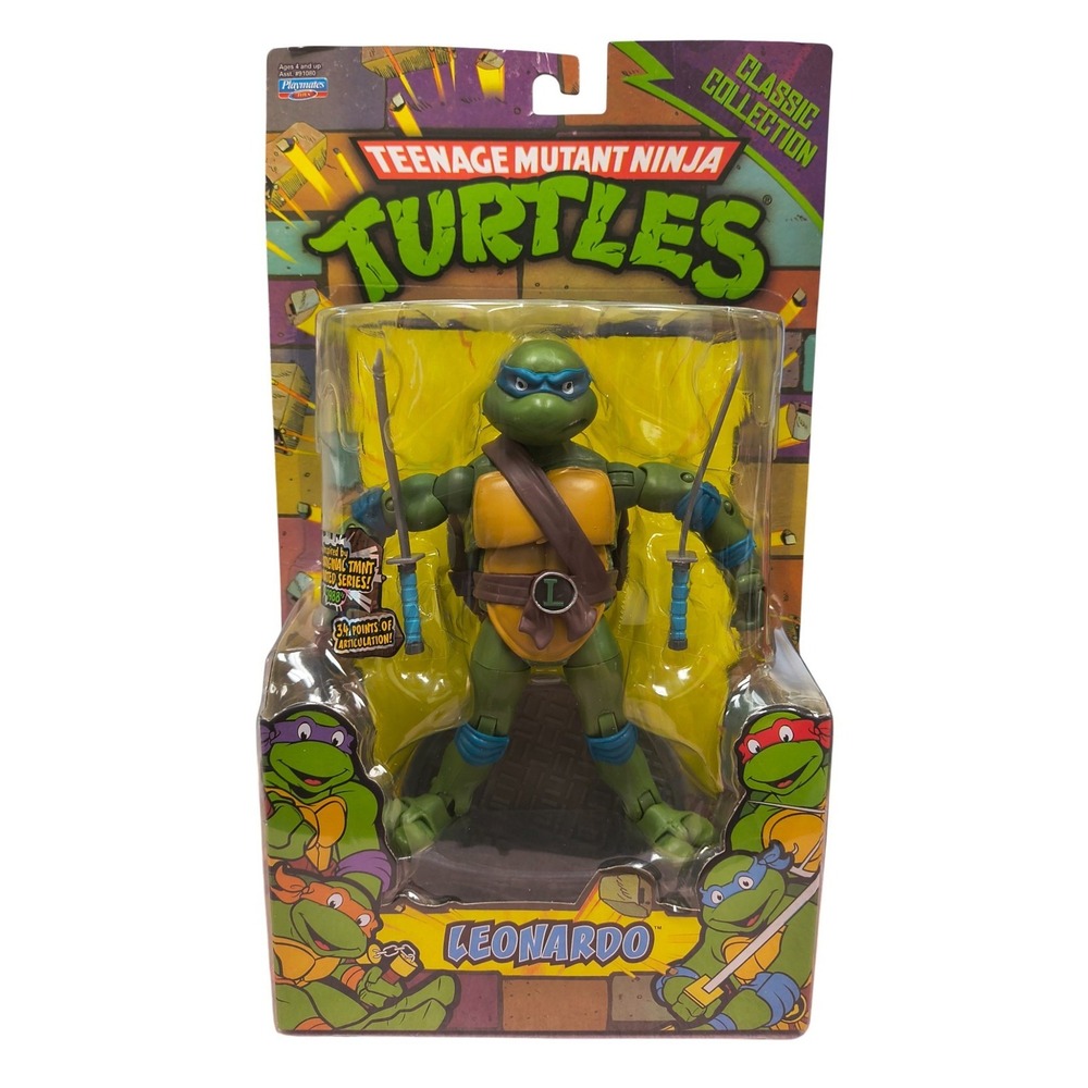Playmates Teenage Mutant Ninja Turtles TMNT Classic Collection Leonardo Figure
